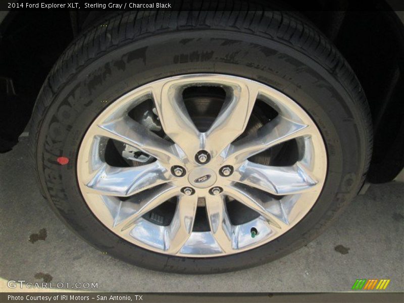 Sterling Gray / Charcoal Black 2014 Ford Explorer XLT