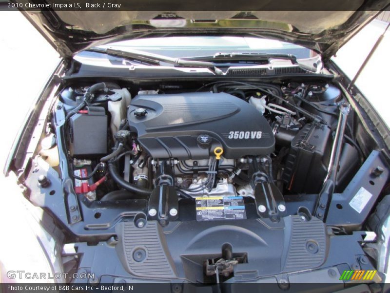 Black / Gray 2010 Chevrolet Impala LS