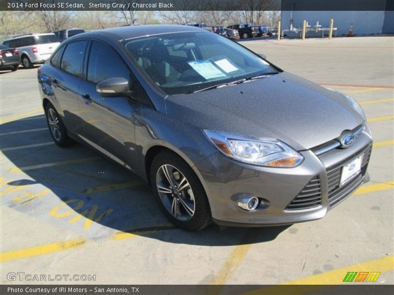 Sterling Gray / Charcoal Black 2014 Ford Focus SE Sedan