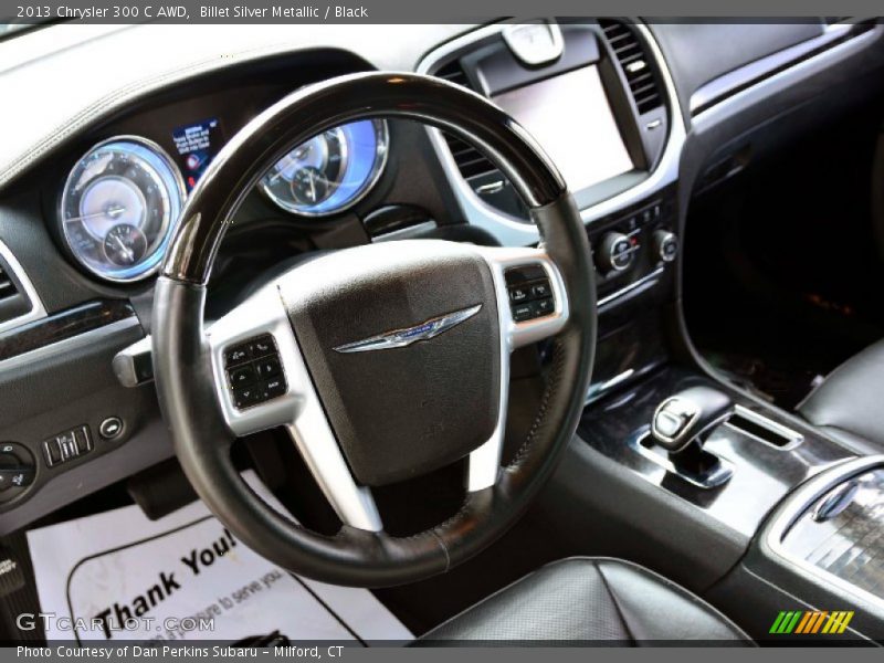 Billet Silver Metallic / Black 2013 Chrysler 300 C AWD