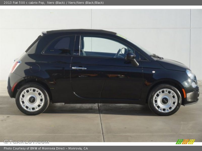 Nero (Black) / Nero/Nero (Black/Black) 2013 Fiat 500 c cabrio Pop