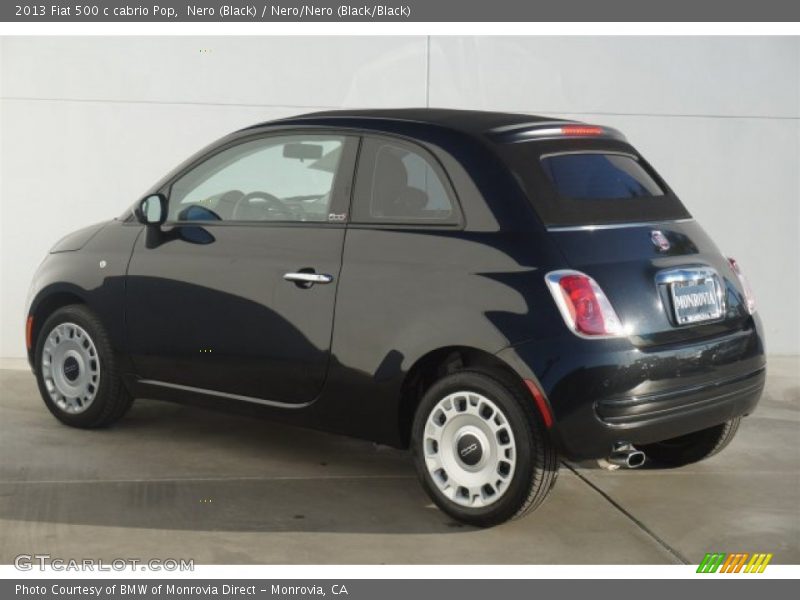 Nero (Black) / Nero/Nero (Black/Black) 2013 Fiat 500 c cabrio Pop