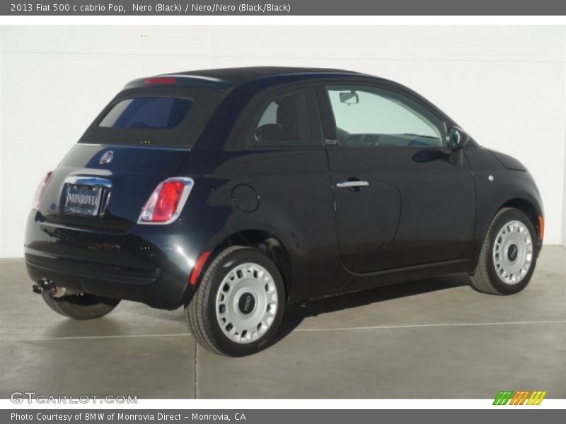 Nero (Black) / Nero/Nero (Black/Black) 2013 Fiat 500 c cabrio Pop