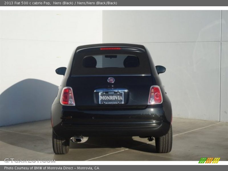 Nero (Black) / Nero/Nero (Black/Black) 2013 Fiat 500 c cabrio Pop