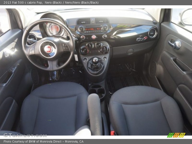 Nero (Black) / Nero/Nero (Black/Black) 2013 Fiat 500 c cabrio Pop