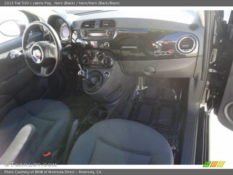 Nero (Black) / Nero/Nero (Black/Black) 2013 Fiat 500 c cabrio Pop