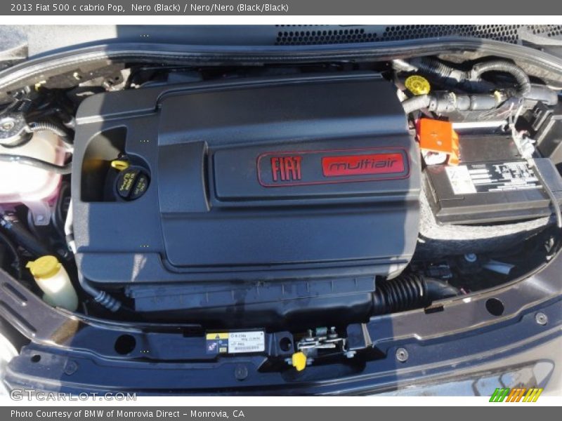 Nero (Black) / Nero/Nero (Black/Black) 2013 Fiat 500 c cabrio Pop