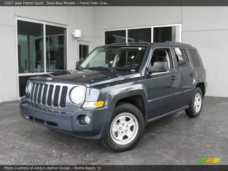 Steel Blue Metallic / Pastel Slate Gray 2007 Jeep Patriot Sport