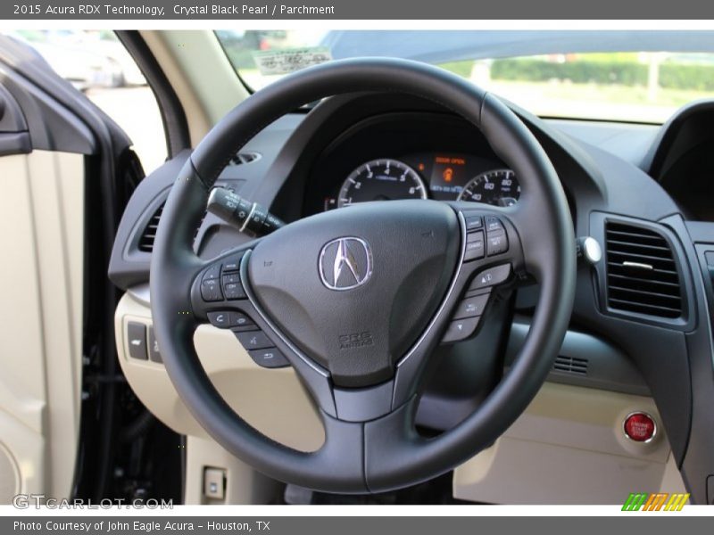 Crystal Black Pearl / Parchment 2015 Acura RDX Technology
