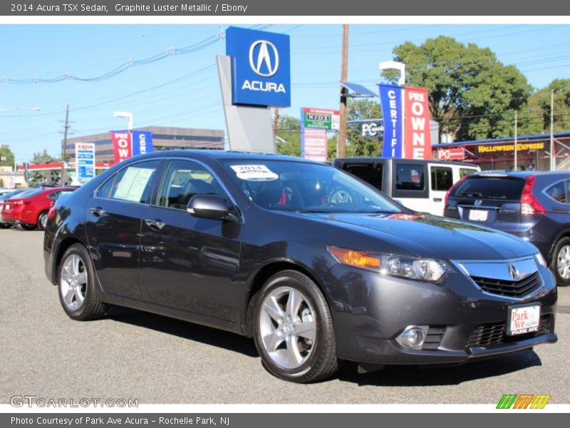 Graphite Luster Metallic / Ebony 2014 Acura TSX Sedan
