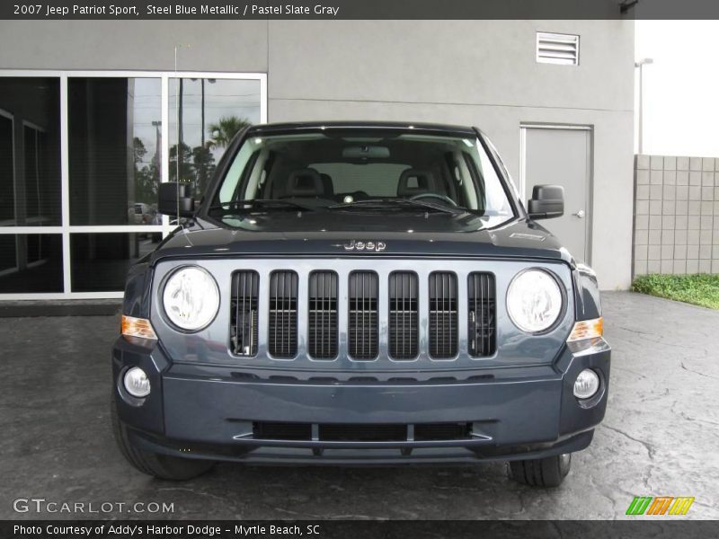 Steel Blue Metallic / Pastel Slate Gray 2007 Jeep Patriot Sport