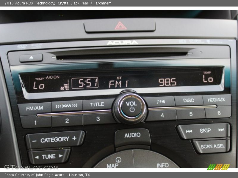 Crystal Black Pearl / Parchment 2015 Acura RDX Technology