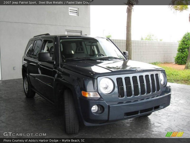 Steel Blue Metallic / Pastel Slate Gray 2007 Jeep Patriot Sport