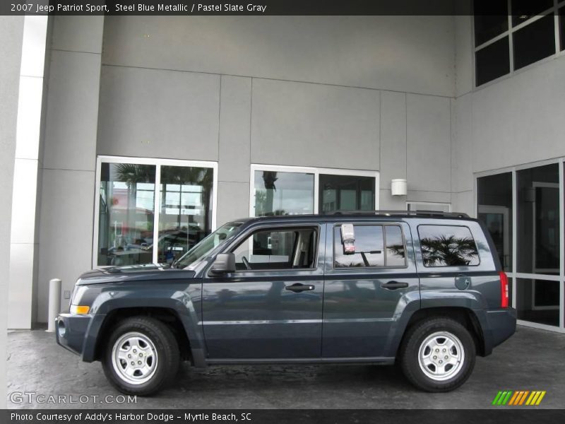 Steel Blue Metallic / Pastel Slate Gray 2007 Jeep Patriot Sport