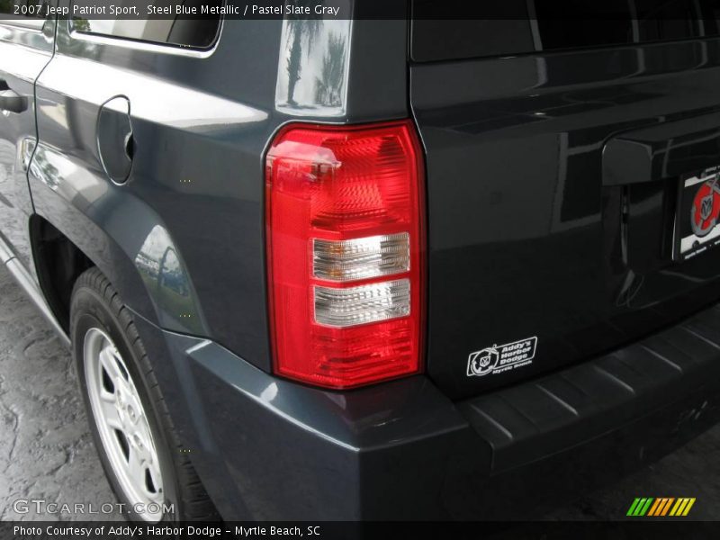 Steel Blue Metallic / Pastel Slate Gray 2007 Jeep Patriot Sport