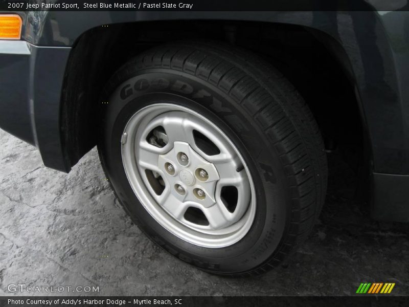 Steel Blue Metallic / Pastel Slate Gray 2007 Jeep Patriot Sport
