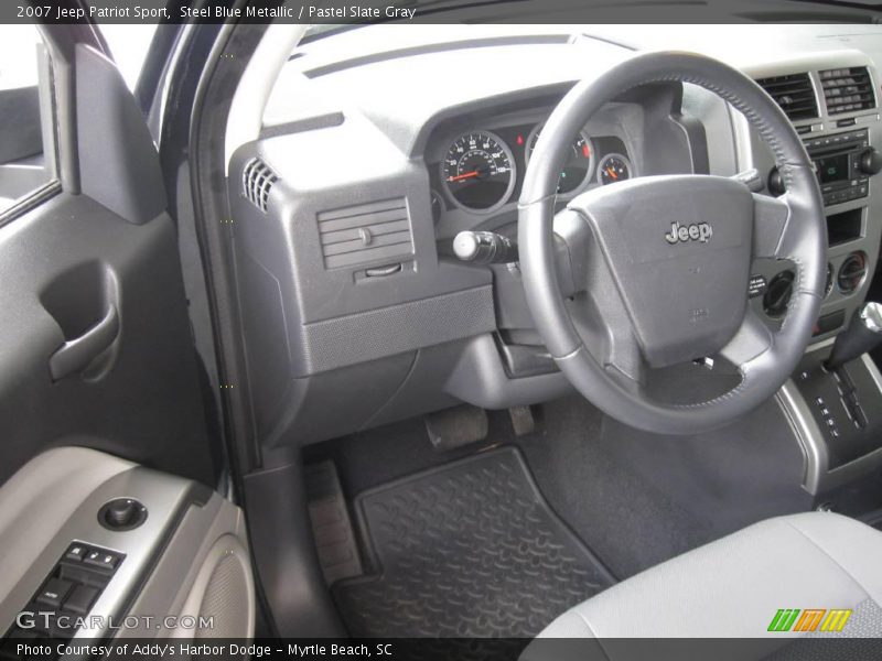 Steel Blue Metallic / Pastel Slate Gray 2007 Jeep Patriot Sport