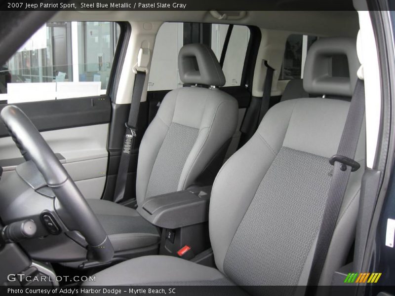 Steel Blue Metallic / Pastel Slate Gray 2007 Jeep Patriot Sport
