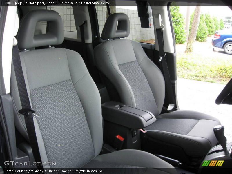 Steel Blue Metallic / Pastel Slate Gray 2007 Jeep Patriot Sport