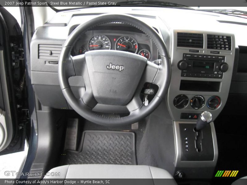 Steel Blue Metallic / Pastel Slate Gray 2007 Jeep Patriot Sport