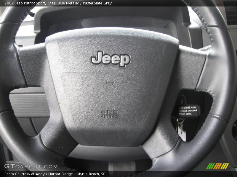 Steel Blue Metallic / Pastel Slate Gray 2007 Jeep Patriot Sport