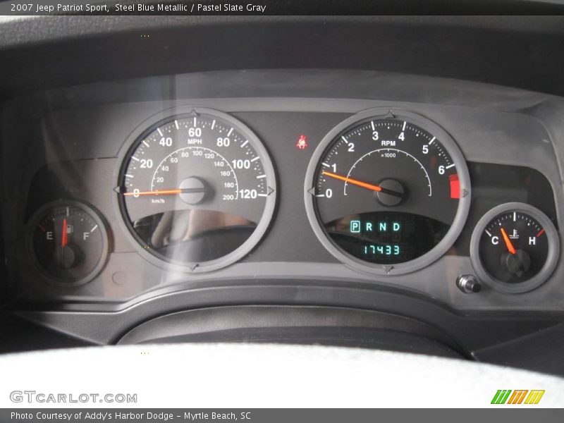 Steel Blue Metallic / Pastel Slate Gray 2007 Jeep Patriot Sport