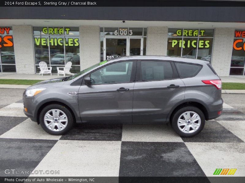 Sterling Gray / Charcoal Black 2014 Ford Escape S