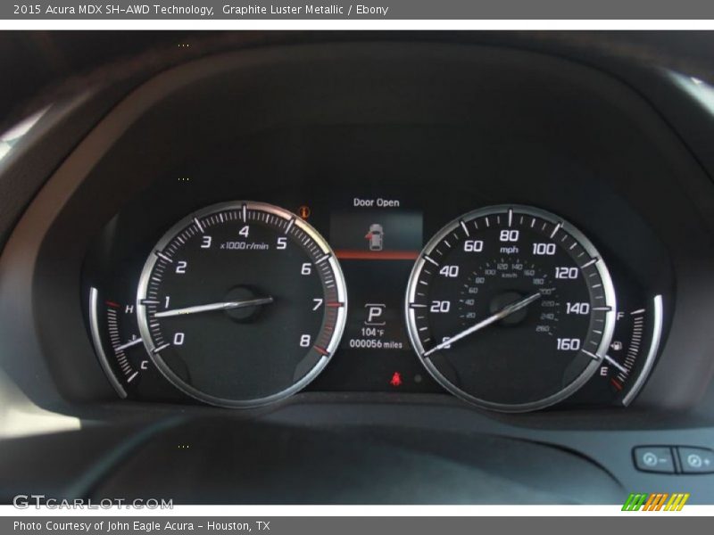 Graphite Luster Metallic / Ebony 2015 Acura MDX SH-AWD Technology