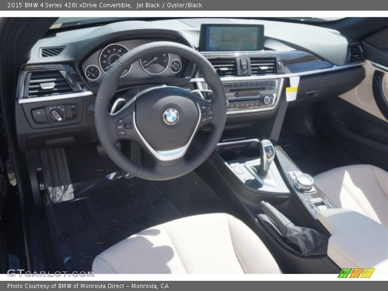 Jet Black / Oyster/Black 2015 BMW 4 Series 428i xDrive Convertible