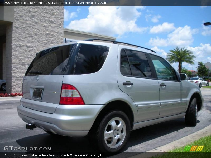 Brilliant Silver Metallic / Ash 2002 Mercedes-Benz ML 320 4Matic