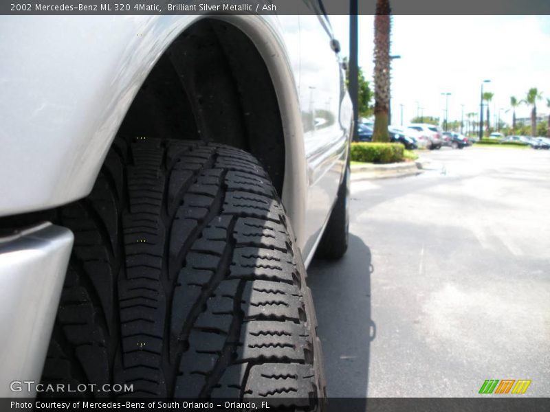 Brilliant Silver Metallic / Ash 2002 Mercedes-Benz ML 320 4Matic