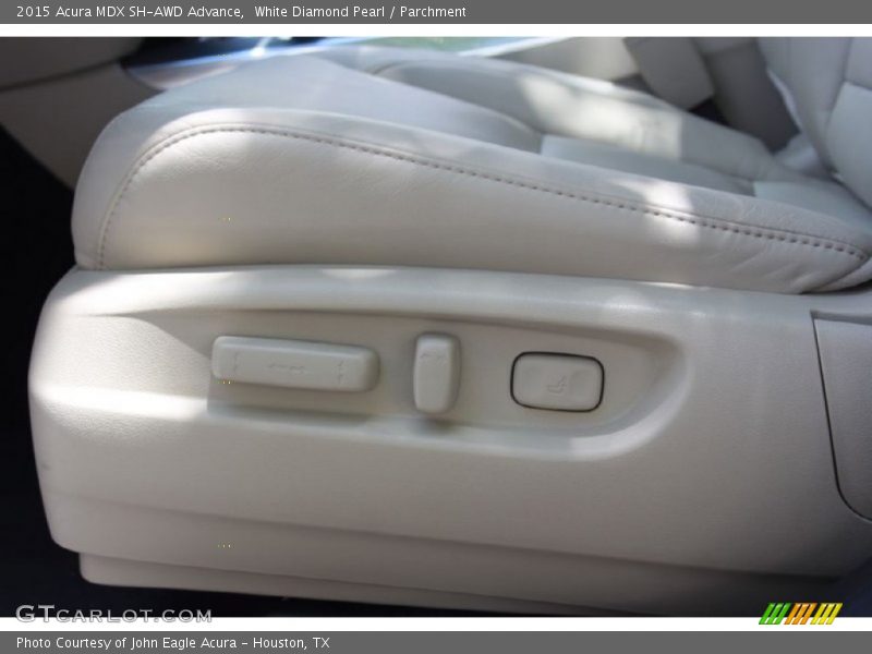 White Diamond Pearl / Parchment 2015 Acura MDX SH-AWD Advance