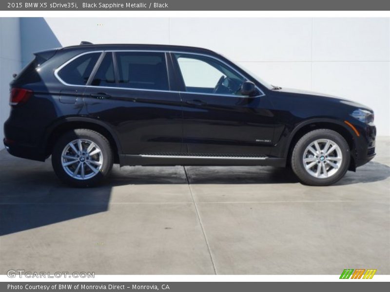 Black Sapphire Metallic / Black 2015 BMW X5 sDrive35i