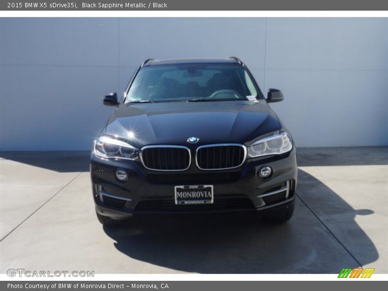 Black Sapphire Metallic / Black 2015 BMW X5 sDrive35i