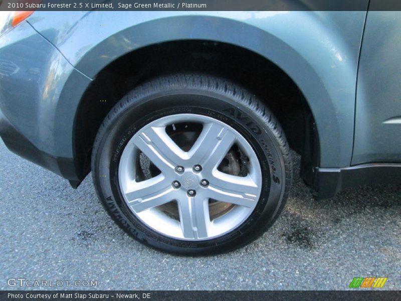 Sage Green Metallic / Platinum 2010 Subaru Forester 2.5 X Limited