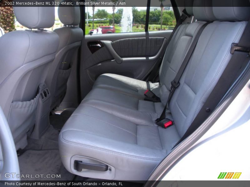 Brilliant Silver Metallic / Ash 2002 Mercedes-Benz ML 320 4Matic