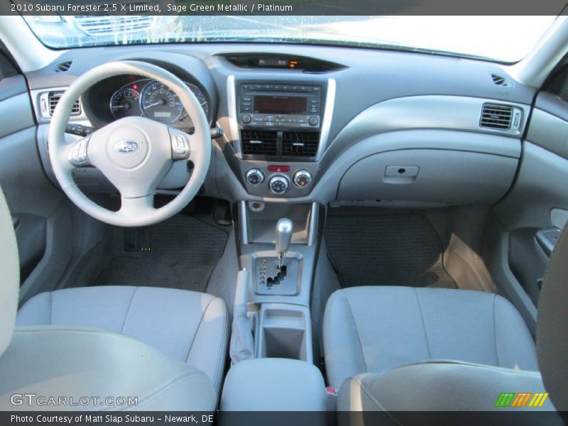 Sage Green Metallic / Platinum 2010 Subaru Forester 2.5 X Limited