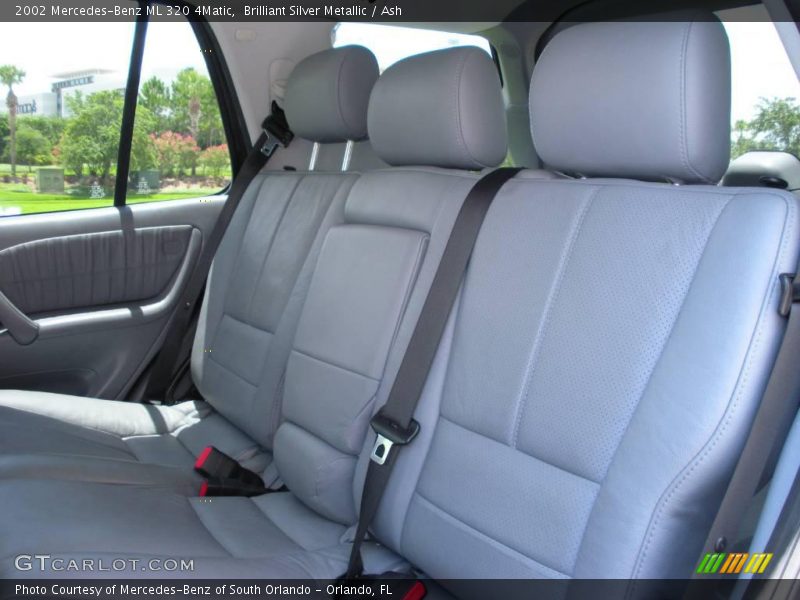 Brilliant Silver Metallic / Ash 2002 Mercedes-Benz ML 320 4Matic
