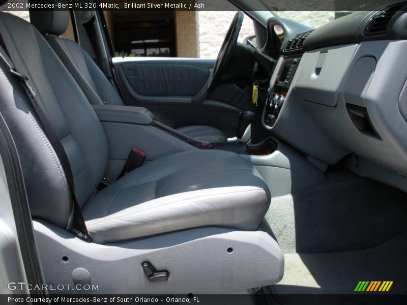 Brilliant Silver Metallic / Ash 2002 Mercedes-Benz ML 320 4Matic