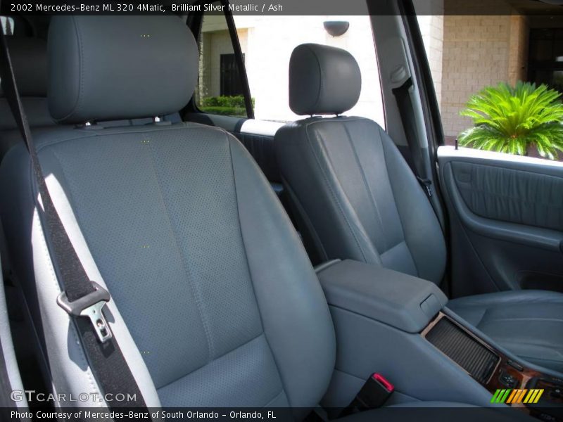 Brilliant Silver Metallic / Ash 2002 Mercedes-Benz ML 320 4Matic