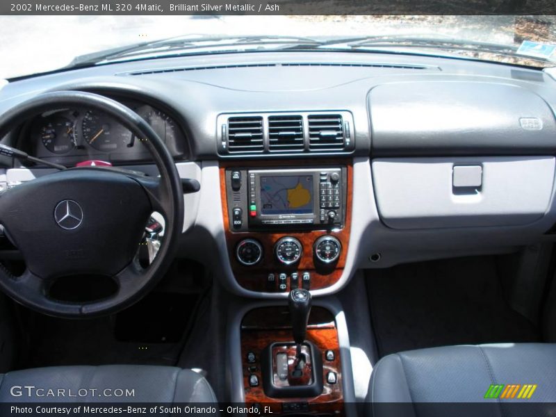 Brilliant Silver Metallic / Ash 2002 Mercedes-Benz ML 320 4Matic