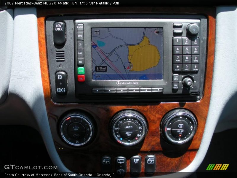 Brilliant Silver Metallic / Ash 2002 Mercedes-Benz ML 320 4Matic
