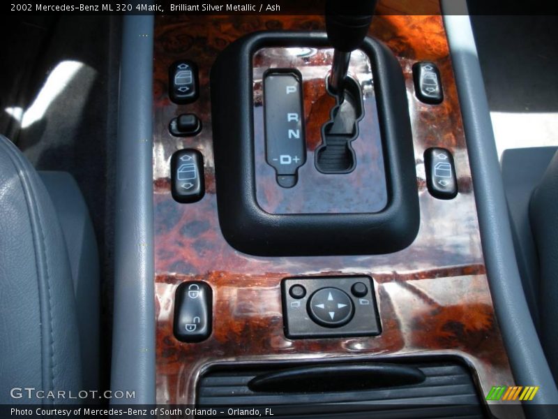 Brilliant Silver Metallic / Ash 2002 Mercedes-Benz ML 320 4Matic