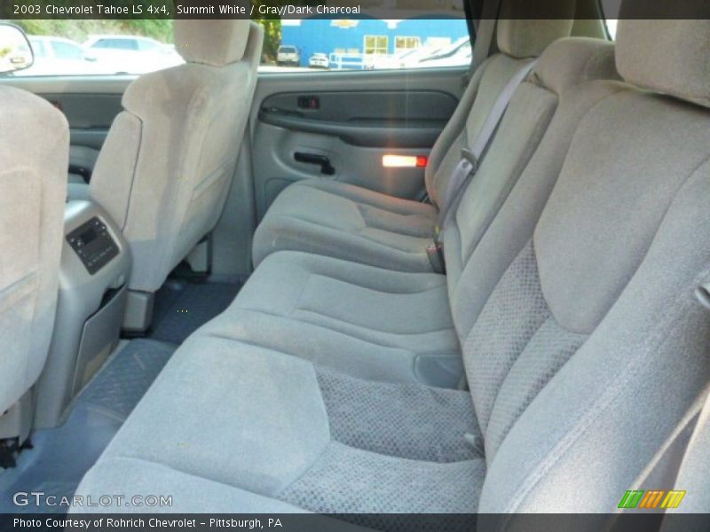 Summit White / Gray/Dark Charcoal 2003 Chevrolet Tahoe LS 4x4