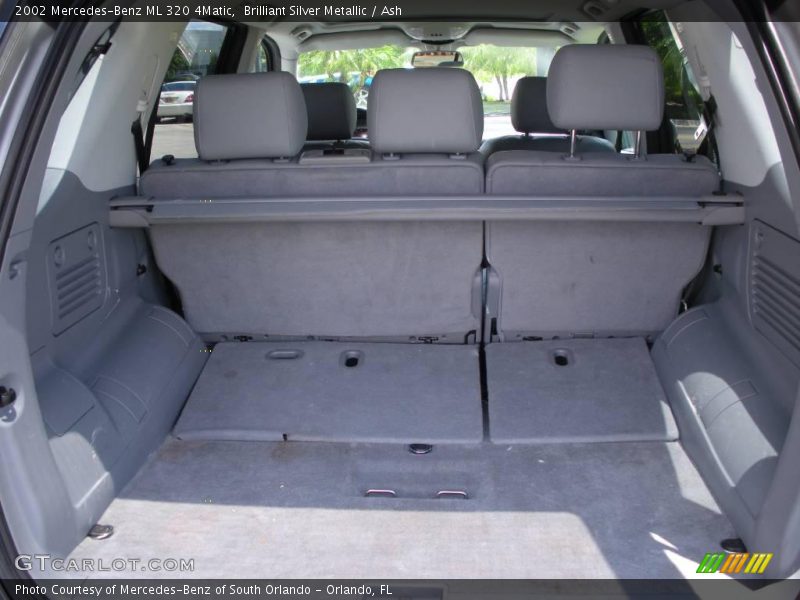 Brilliant Silver Metallic / Ash 2002 Mercedes-Benz ML 320 4Matic