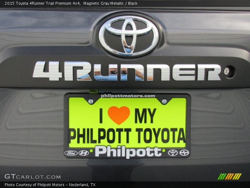 Magnetic Gray Metallic / Black 2015 Toyota 4Runner Trail Premium 4x4