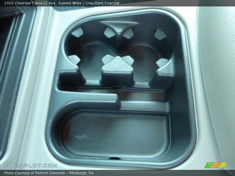 Summit White / Gray/Dark Charcoal 2003 Chevrolet Tahoe LS 4x4