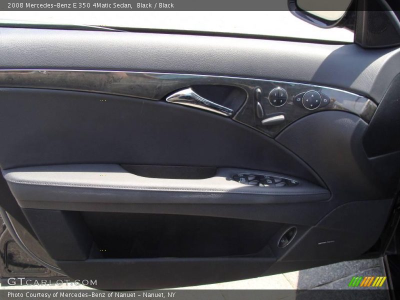 Black / Black 2008 Mercedes-Benz E 350 4Matic Sedan