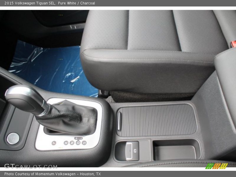 Pure White / Charcoal 2015 Volkswagen Tiguan SEL