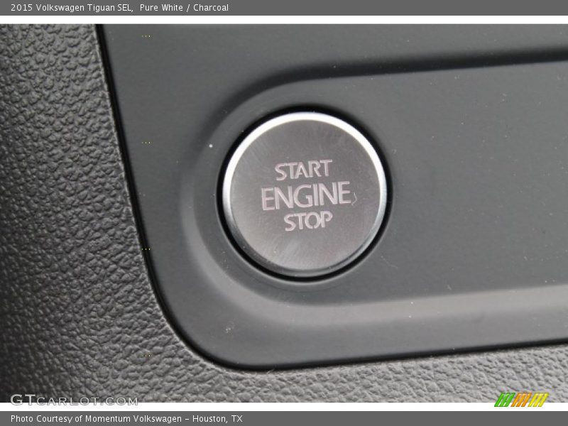 Pure White / Charcoal 2015 Volkswagen Tiguan SEL